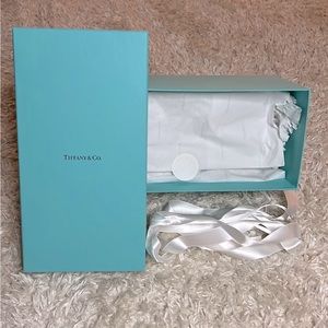 Tiffany & Co. empty Champagne Flute Box with filling